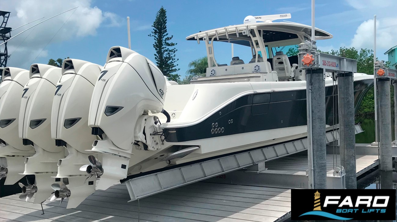 Boat lifts Miami